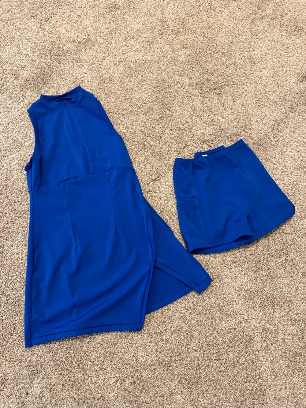 HALARA Royal Blue Dress and Skirt Set